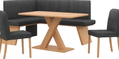 OTTO home Eckbankgruppe »Nina« Set, 4er, 4 Stk. tlg. Sitzgruppe Esszimmer Stühle Tisch und Bank bequem gepolstert