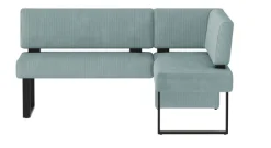 OTTO home Eckbankgruppe »Oliver« Set, 4-tlg, 4 Stk. tlg. Eckbank mit Wellenunterfederung im Sitz, Tisch Massiv Eiche