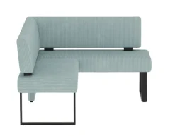 OTTO home Eckbankgruppe »Oliver« Set, 4-tlg, 4 Stk. tlg. Eckbank mit Wellenunterfederung im Sitz, Tisch Massiv Eiche