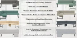 OTTO home Eckbank »Sava« mit Wellenfederung im Sitz
