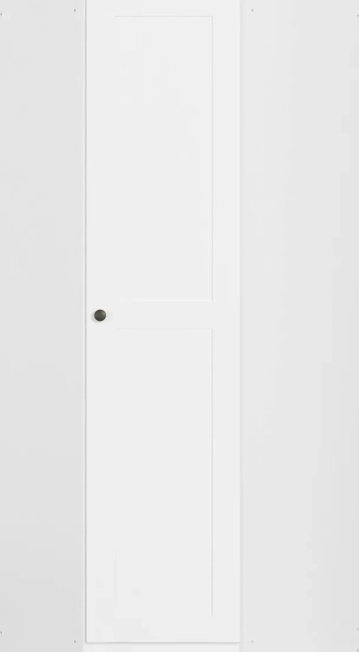 OTTO home Eckkleiderschrank »Mehrzweckschrank Aktenschrank Möbel Mietswohnung Schlafzimmer YLVA« Schenkelmaß: 85x72 cm, Höhe 197 cm,skandinavischer Style mit Rahmenfront und Knopfgriff MADE IN GERMANY