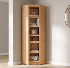 OTTO home Eckregal »Soeren Regal Höhe 220 cm, massive Kiefer, FSC®-zertifiziert« passend für Regale Soeren mit einer Tiefe von 29 cm