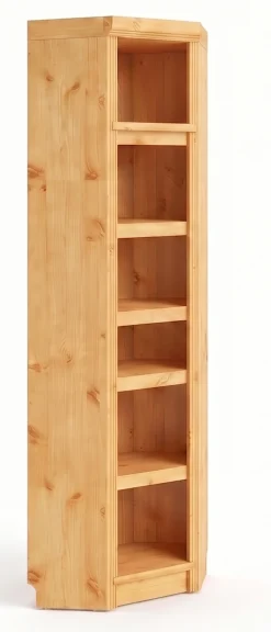 OTTO home Eckregal »Soeren Regal Höhe 220 cm, massive Kiefer, FSC®-zertifiziert« passend für Regale Soeren mit einer Tiefe von 29 cm