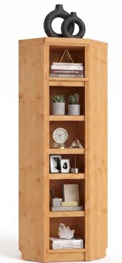 OTTO home Eckregal »Soeren Regal Höhe 220 cm, massive Kiefer, FSC®-zertifiziert« passend für Regale Soeren mit einer Tiefe von 29 cm