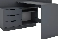 OTTO home Eckschreibtisch »Bexley« mit viel Stauraum, Breite 129 cm, rechts oder links montierbar