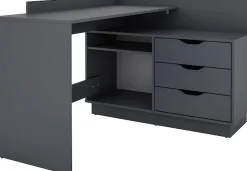 OTTO home Eckschreibtisch »Bexley« mit viel Stauraum, Breite 129 cm, rechts oder links montierbar