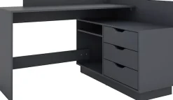 OTTO home Eckschreibtisch »Bexley« mit viel Stauraum, Breite 129 cm, rechts oder links montierbar