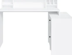 OTTO home Eckschreibtisch »Licia« Breite 140 cm, mit viel Stauraum, im Landhausstil