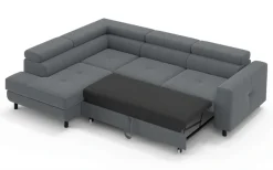 OTTO home Ecksofa »AADEN Schlafsofa 254 cm - OTTO. Verlässliche Qualität.« mit Bettfunktion, Bettkasten, Kopfstützen, rechts/links bestellbar