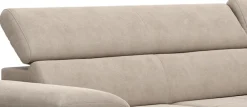 OTTO home Ecksofa »Astra L-Form, B: 300 cm, inkl. Kopfteilverstellung« opt. Schlaffunktion + XL-Bettkasten, LF:222x124cm, Wellenunterfederung