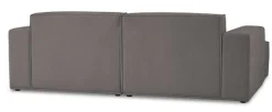 OTTO home Ecksofa »Avelin, 228 cm, L-Form, Chenille, Struktur-Boucle« mit Wellenunterfederung, Kedernaht, bodentief, Skandi-Design