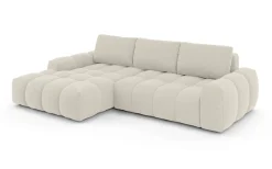OTTO home Ecksofa »AZITA L-Form, 270 cm - OTTO. Verlässliche Qualität.« wahlweise als Schlafsofa m. Bettkasten, Bubble-Optik