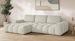 OTTO home Ecksofa »AZITA L-Form, 270 cm - OTTO. Verlässliche Qualität.« wahlweise als Schlafsofa m. Bettkasten, Bubble-Optik