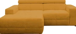 OTTO home Ecksofa »Ballerup 211 x 175 cm, auch mit verstellbarer Sitztiefe« Kopfteile verstellbar, aus pflegeleichtem, weichem Bezugsstoff, L-Form