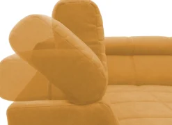 OTTO home Ecksofa »Ballerup 211 x 175 cm, auch mit verstellbarer Sitztiefe« Kopfteile verstellbar, aus pflegeleichtem, weichem Bezugsstoff, L-Form
