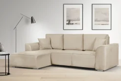 OTTO home Ecksofa »BEATRICE optionale Schlafsofa mit Bettkasten, B/T/H: 265/170/86 cm« L-Form, wahlweise auch mit Bettfunktion und Bettkasten