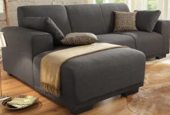 OTTO home Ecksofa »BORNHOLM L-Form, B: 234 cm - OTTO. Verlässliche Qualität.« Recamiere links oder rechts bestellbar, Wellenfederung, inkl. 2 Kissen