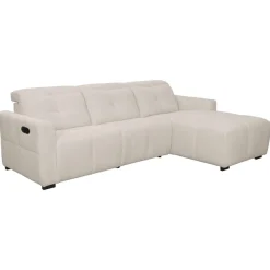 OTTO home Ecksofa »CAARLA Cord, L-Form, 261 cm, man. oder elektr. Relaxfunktion (USB-A/C)« mit USB-A und USB-C bei elektrischer Ausführung, Kopfteilverstellung