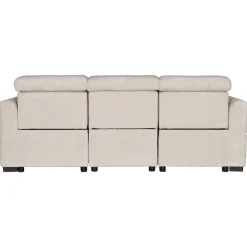 OTTO home Ecksofa »CAARLA Cord, L-Form, 261 cm, man. oder elektr. Relaxfunktion (USB-A/C)« mit USB-A und USB-C bei elektrischer Ausführung, Kopfteilverstellung