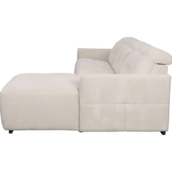 OTTO home Ecksofa »CAARLA Cord, L-Form, 261 cm, man. oder elektr. Relaxfunktion (USB-A/C)« mit USB-A und USB-C bei elektrischer Ausführung, Kopfteilverstellung