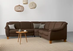 OTTO home Ecksofa »Caldera L-Form« Federkern, optional Kopfteilverstellung, Schlaffunktion & Bettkasten