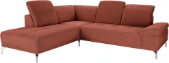 OTTO home Ecksofa »Caluna« Inkl.Sitztiefenverstellung, wahlweise mit Kopf- und Armteilverstellung