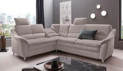 OTTO home Ecksofa »Cardoso L-Form« Federkern, wahlweise mit Bett, Schubkasten, teilweise Relaxfunktion