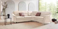 OTTO home Ecksofa »Cardoso L-Form« mit Trapezecke für mehr Sitzkomfort, wahlweise auch mit Schlaffunktion