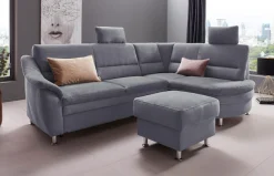 OTTO home Ecksofa »Cardoso L-Form« Federkern, wahlweise mit Bett, Schubkasten