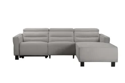 OTTO home Ecksofa »CARPARI Webstoff,L-Form,224 cm, man./elektr. Relaxfunktion« (USB A/C), sowie Kopfteilverstellung