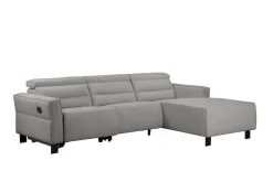 OTTO home Ecksofa »CARPARI Webstoff,L-Form,224 cm, man./elektr. Relaxfunktion« (USB A/C), sowie Kopfteilverstellung