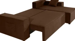 OTTO home Ecksofa »CASSI L-Form, 241cm - OTTO. Verlässliche Qualität.« Schlaffunktion (133/200), Bettkasten, Cord, Unser Tiefpreis
