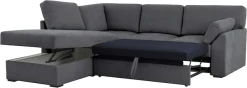 OTTO home Ecksofa »Citry« Breite 242 cm, Chenille, Bettfunktion, Bettkasten, L-Form
