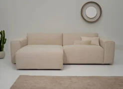 OTTO home Ecksofa »Clayton Breite 247 cm, L-form« in einem trendigen Cord-Bezug, verschiedene Kombinationen verfügbar