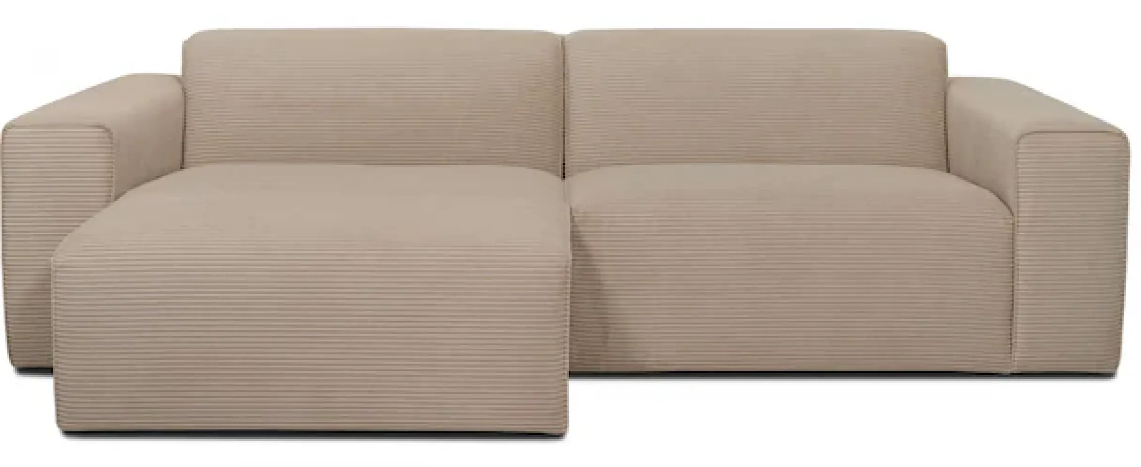 OTTO home Ecksofa »Clayton Breite 247 cm, L-form« in einem trendigen Cord-Bezug, verschiedene Kombinationen verfügbar