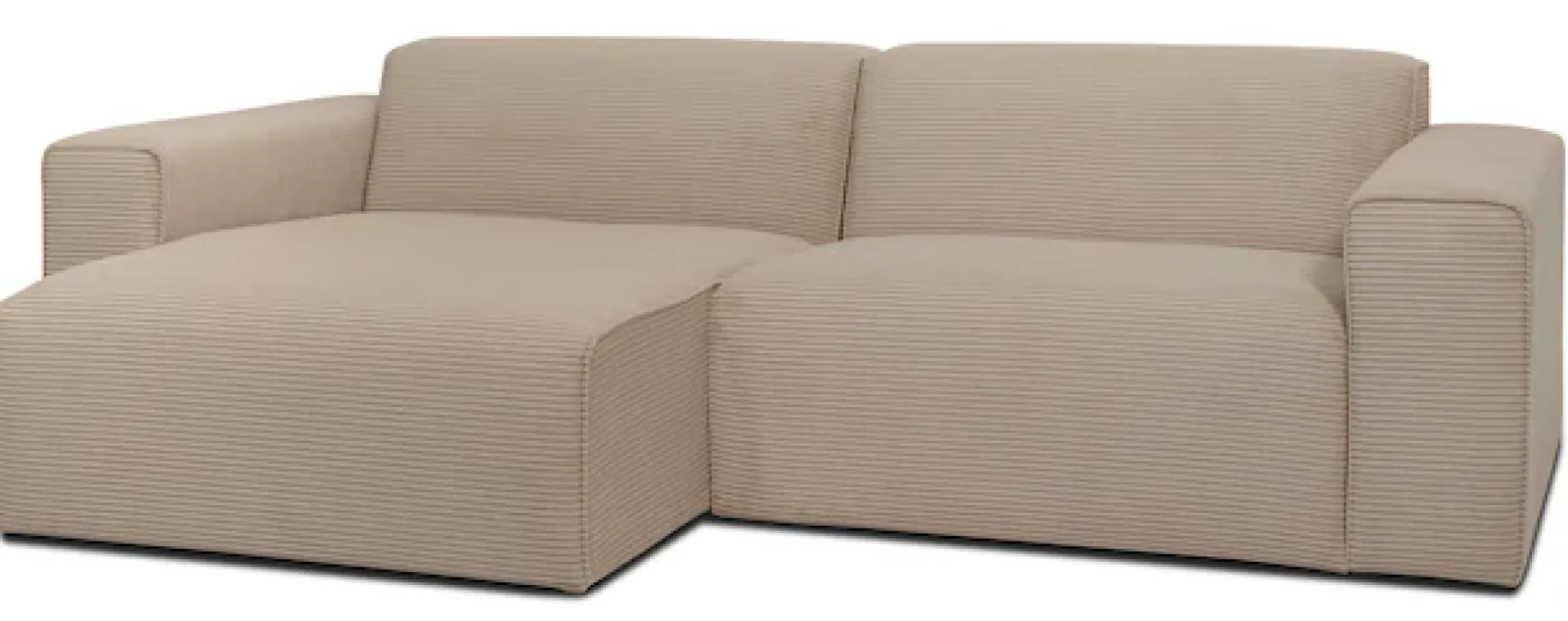 OTTO home Ecksofa »Clayton Breite 247 cm, L-form« in einem trendigen Cord-Bezug, verschiedene Kombinationen verfügbar