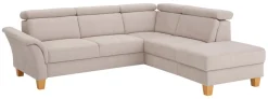 OTTO home Ecksofa »Conville L-Form« Federkern, wahlweise mit Schlaffunktion und Bettkasten bzw. Stauraum