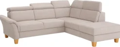 OTTO home Ecksofa »Conville L-Form« Federkern, wahlweise mit Schlaffunktion und Bettkasten bzw. Stauraum