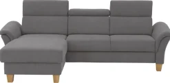 OTTO home Ecksofa »Conville L-Form« Federkern, wahlweise mit Schlaffunktion und Bettkasten bzw. Stauraum