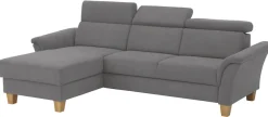 OTTO home Ecksofa »Conville L-Form« Federkern, wahlweise mit Schlaffunktion und Bettkasten bzw. Stauraum