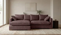 OTTO home Ecksofa »Coray« Breite 266 cm, extra weich und kuschelig, mit Federn und Daunen