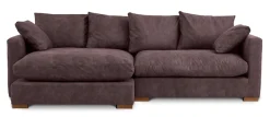 OTTO home Ecksofa »Coray« Breite 266 cm, extra weich und kuschelig, mit Federn und Daunen