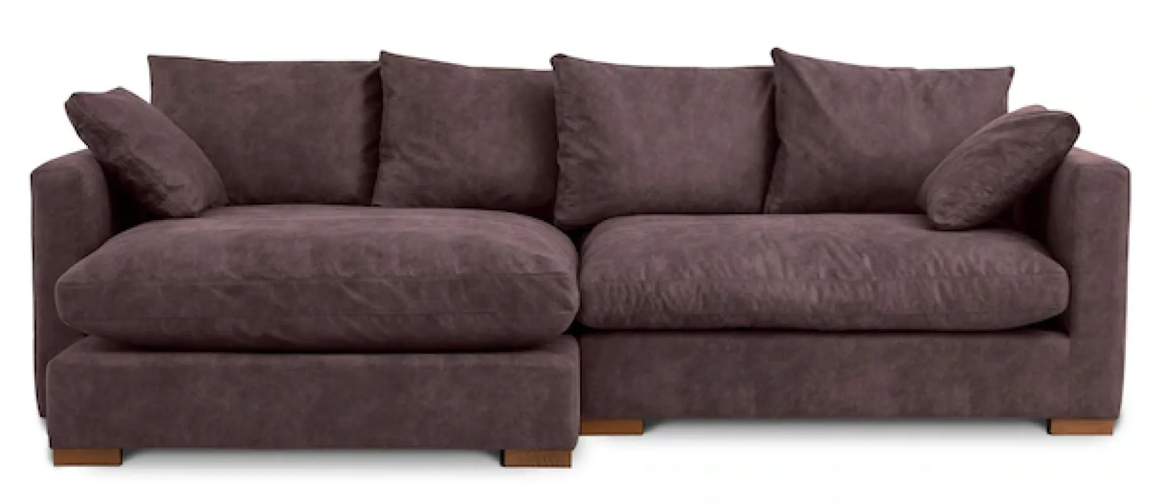 OTTO home Ecksofa »Coray« Breite 266 cm, extra weich und kuschelig, mit Federn und Daunen