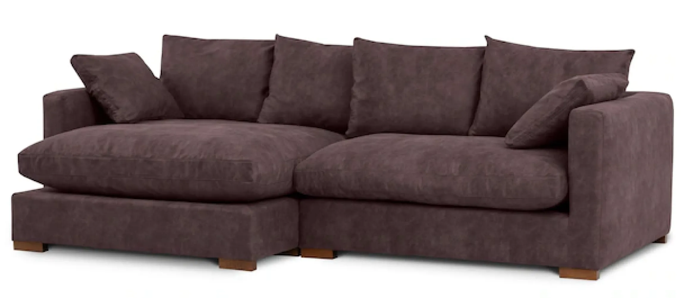 OTTO home Ecksofa »Coray« Breite 266 cm, extra weich und kuschelig, mit Federn und Daunen