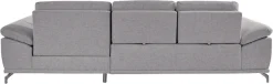 OTTO home Ecksofa »Costello L-Form, B: 301cm, Sitztiefen & Armteilverstellung, Federkern« 3 Nierenkissen, optional Schlaffunktion & Bettkasten