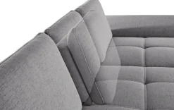 OTTO home Ecksofa »Costello L-Form, B: 301cm, Sitztiefen & Armteilverstellung, Federkern« 3 Nierenkissen, optional Schlaffunktion & Bettkasten