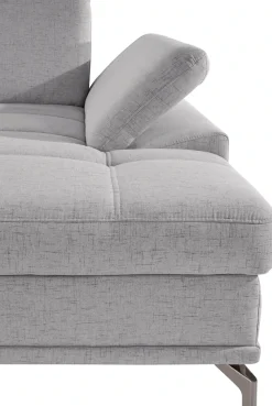 OTTO home Ecksofa »Costello L-Form, B: 301cm, Sitztiefen & Armteilverstellung, Federkern« 3 Nierenkissen, optional Schlaffunktion & Bettkasten
