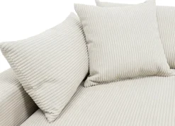 OTTO home Ecksofa »Cosy Lounge L-Form, Breite 268 cm« Mega-Sofa mit Cordstoff bezogen, mit Federkern & 5 Zierkissen