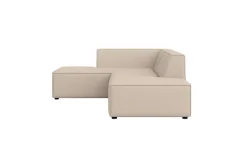 OTTO home Ecksofa »Ecksofa Cavan mit Ottomane links oder rechts bestellbar« L-Form mit Wellenunterfederung, Maße B/T/H: 270/180/72 cm