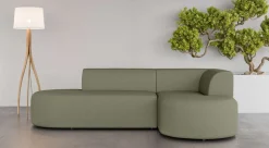 OTTO home Ecksofa »Ecksofa Tvinne mit Ottomane links oder rechts bestellbar« L-Form, mit Wellenunterfederung, BxTxH 260x170x73 cm